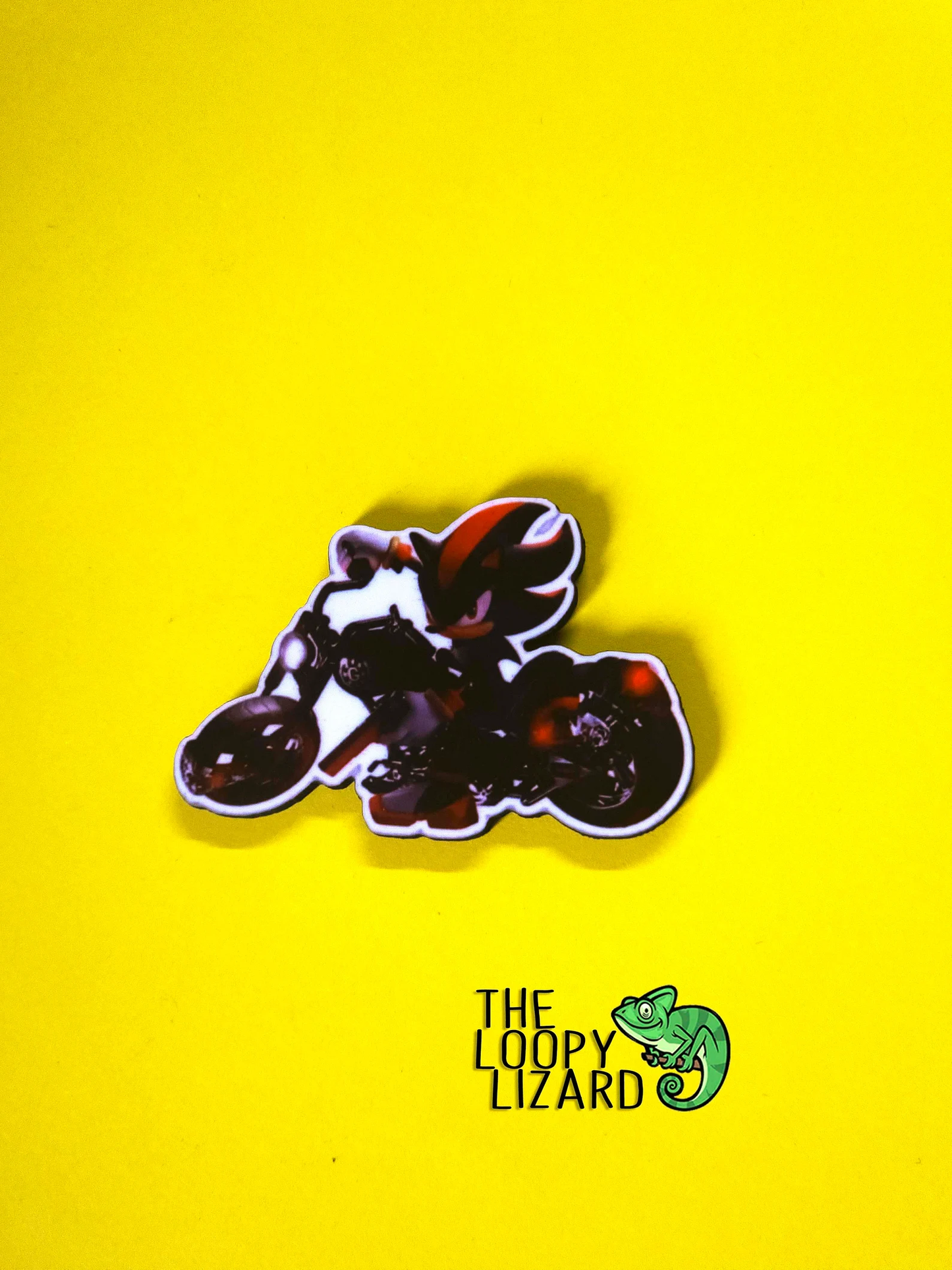 Shadow Motorbike Pin Badge/ Magnet - Sonic the Hedgehog