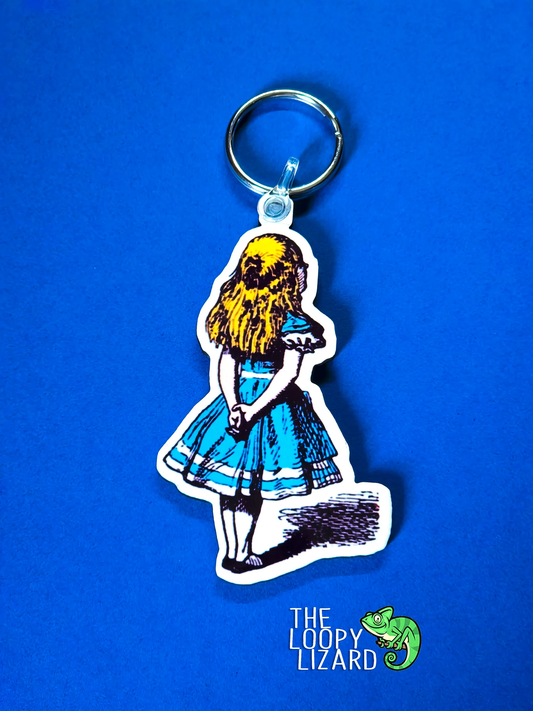 Storybook Alice Keyring - Alice in Wonderland