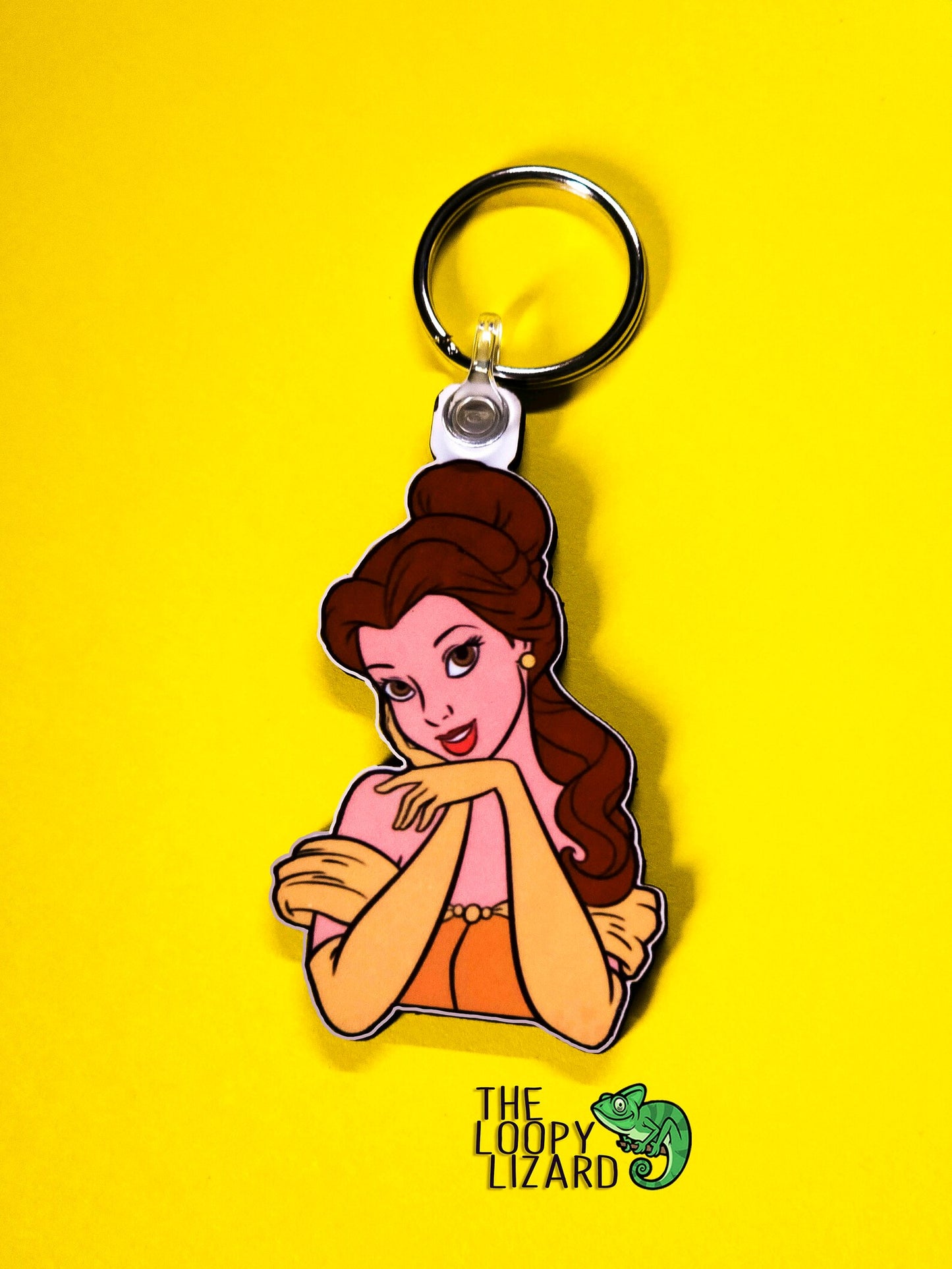 Belle Keyring - Beauty and the Beast