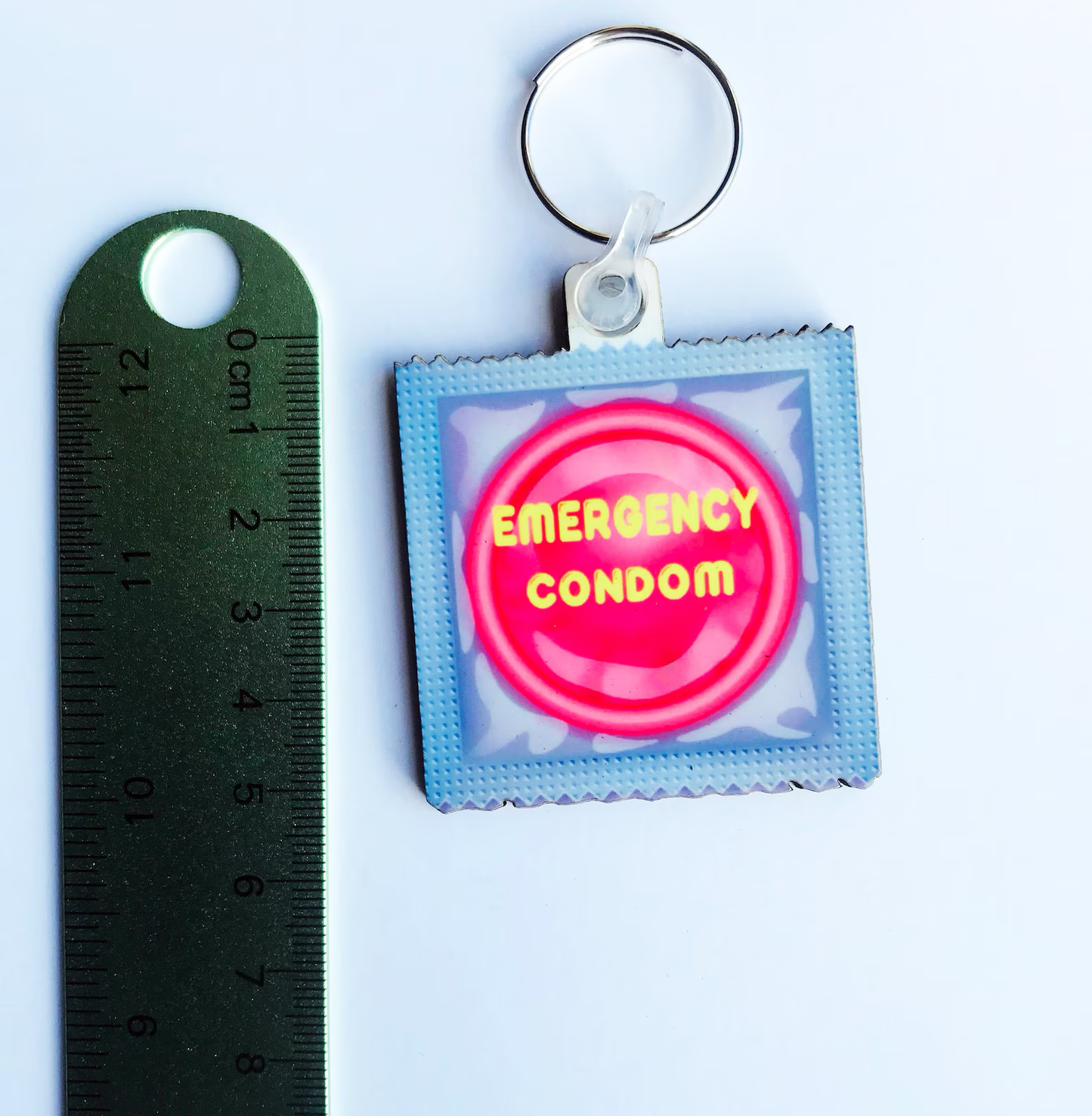 Emergency Condom Keyring