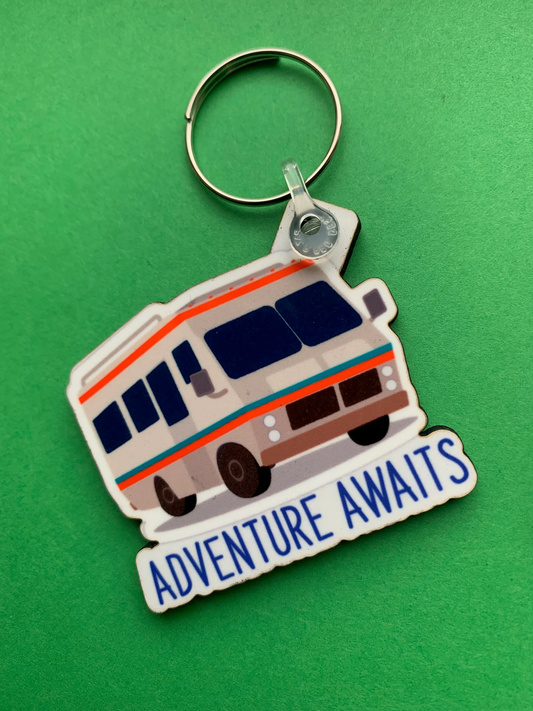 Adventure Awaits Motorhome Keyring - Breaking Bad