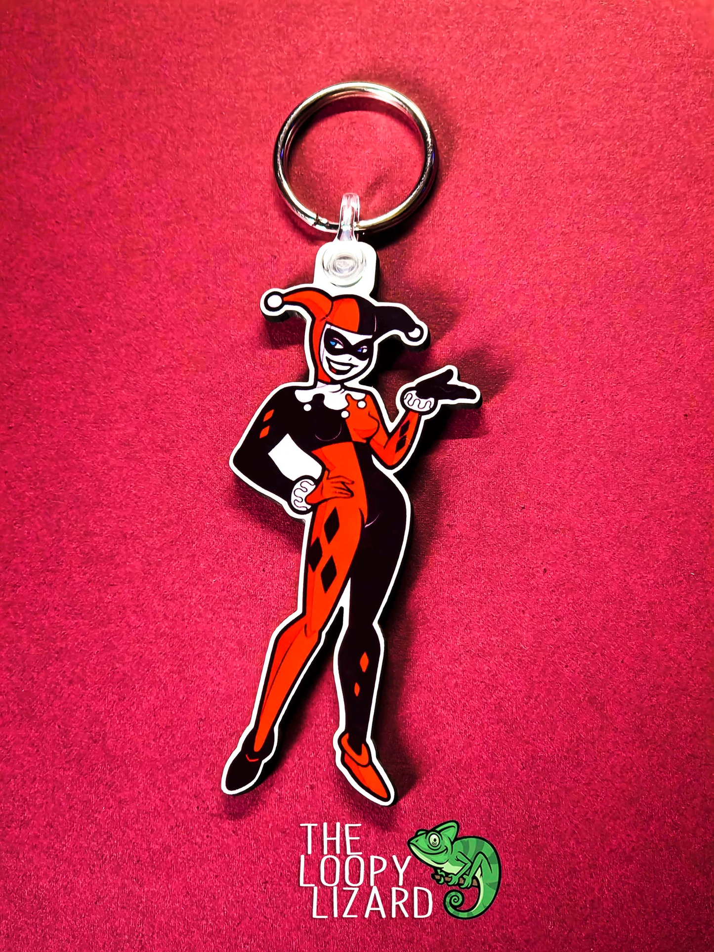 Classic Harley Quinn Keyring