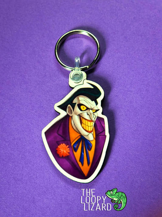 Joker Cartoon Keyring - Batman