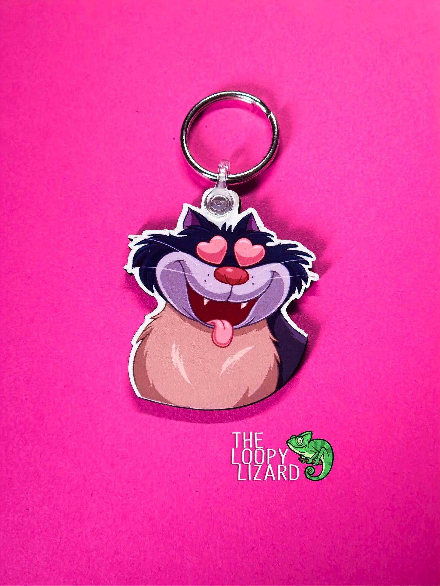 Lucifer Heart Eyes Keyring - Cinderella