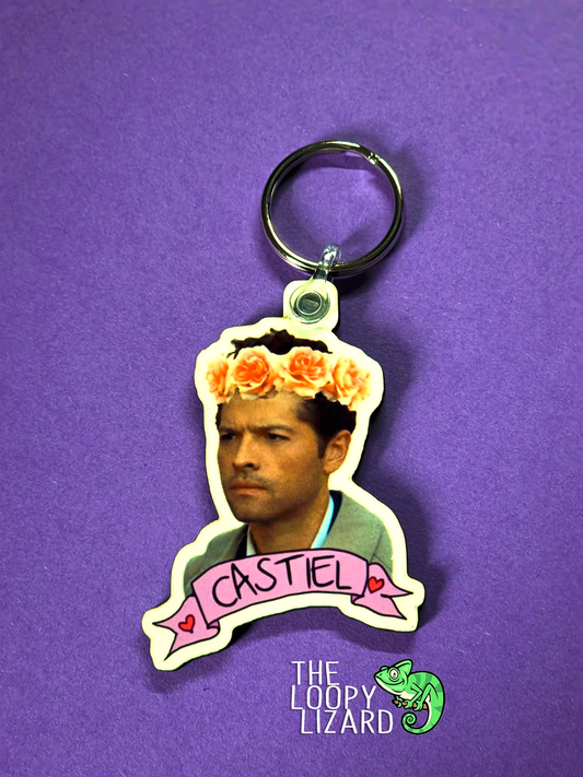 Castiel Keyring - Supernatural