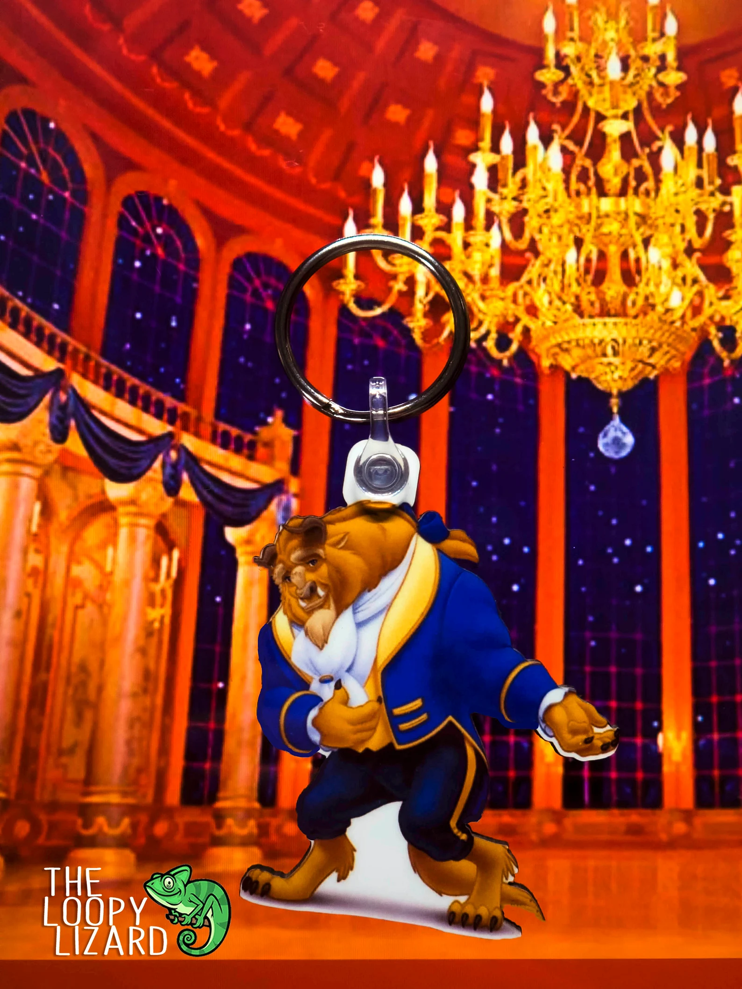 Beast Keyring - Beauty and the Beast
