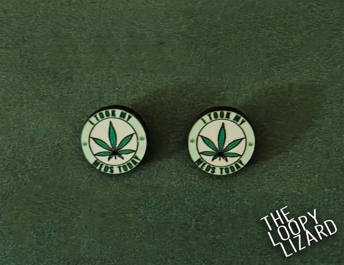 "I took my meds today!" Weed Symbol